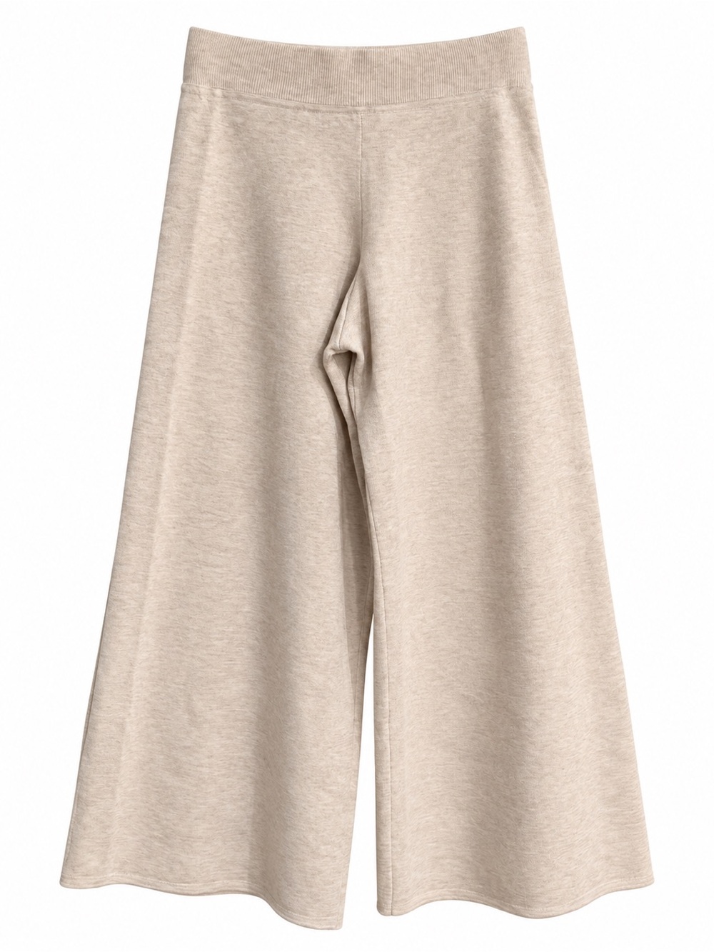 ANTONIO MELANI Beige Wide-Leg Knit Pants - Size S